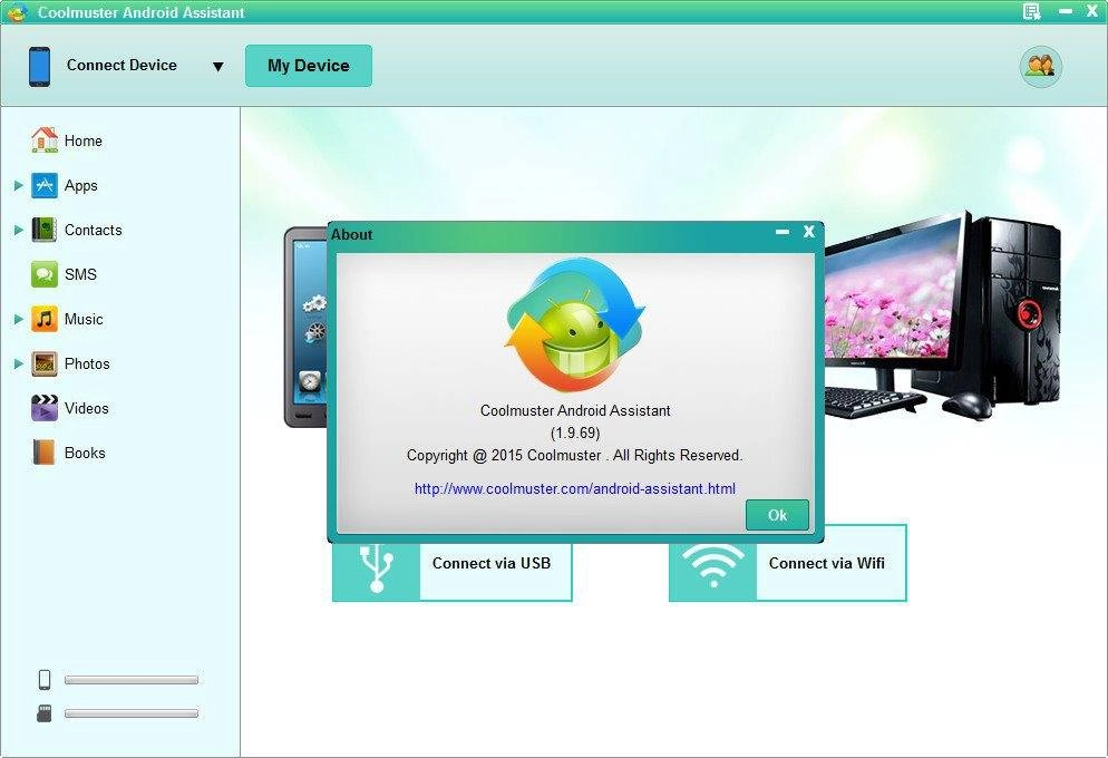 Активация Coolmuster Android Assistant 1.9.69