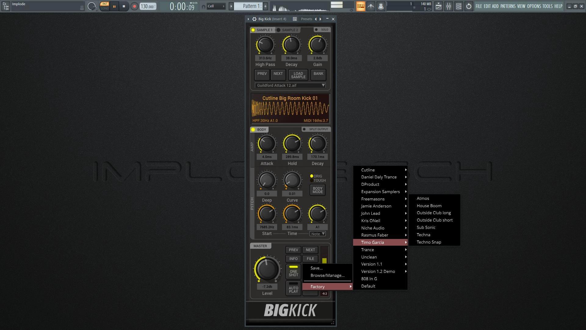 Активация Credland Audio - BigKick 1.9.2 VSTi, AAX
