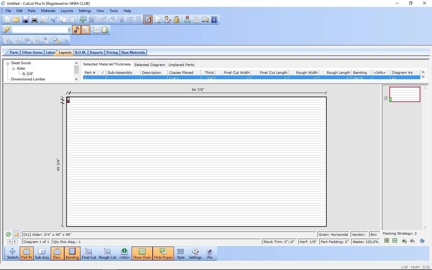 Активация CutList Plus fx 12.5.3 Platinum