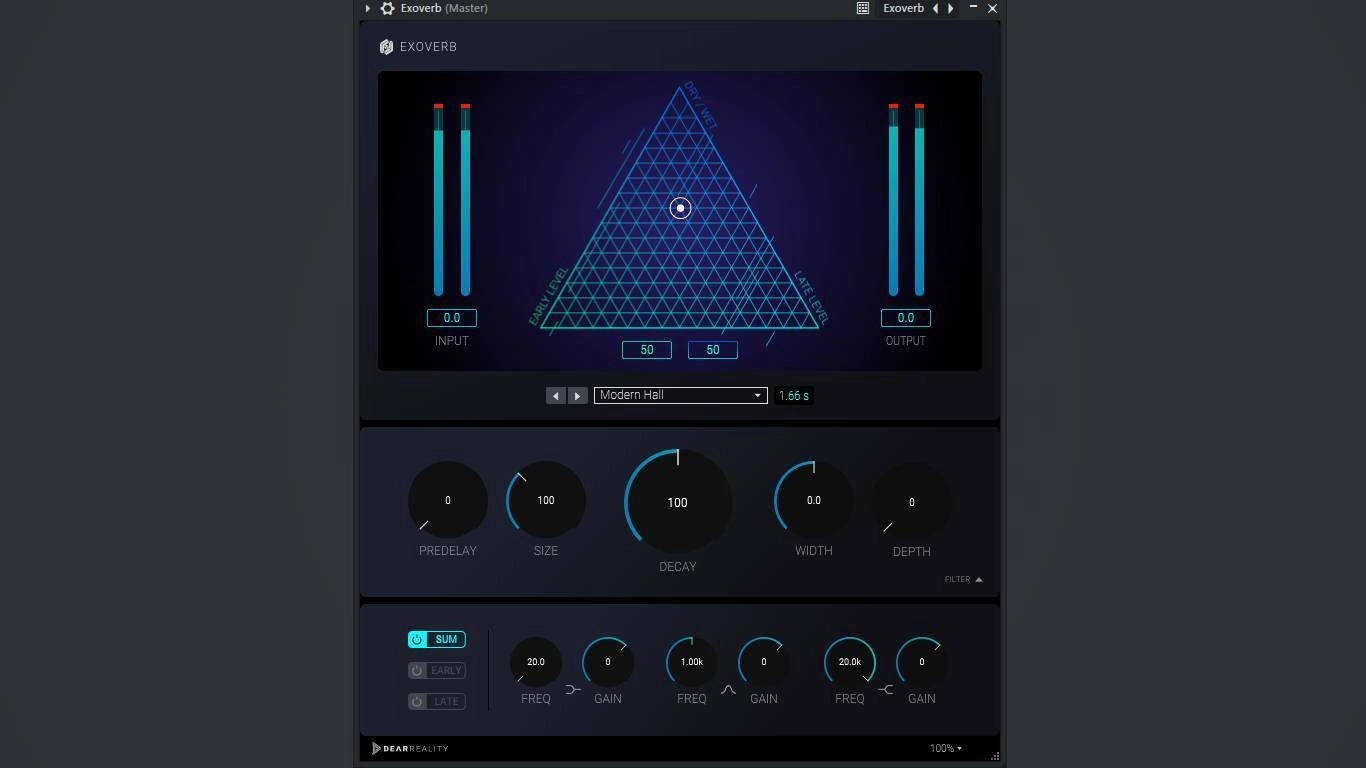 Активация Dear Reality - Exoverb 1.3.0 VST 3, AAX + Additional Reverbs