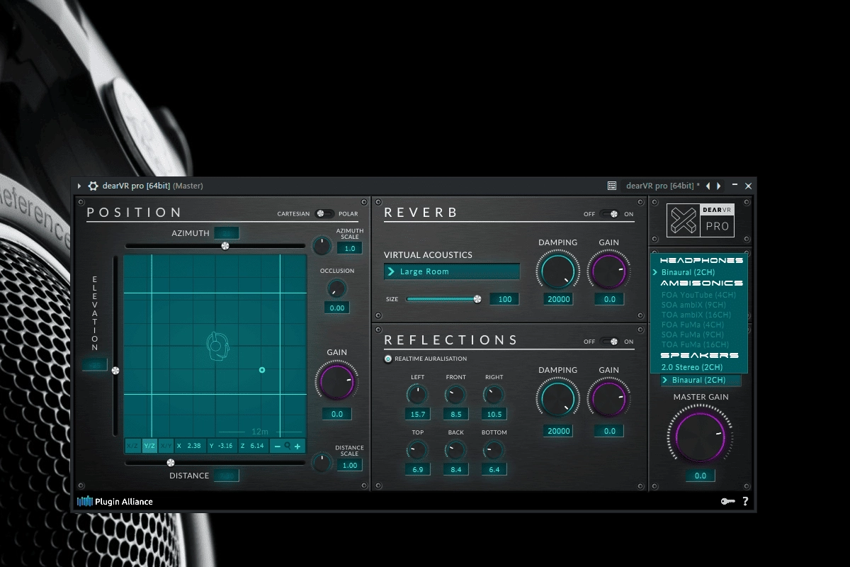 Активация Dear Reality - dearVR pro 1.2.2 VST, VST3, AAX