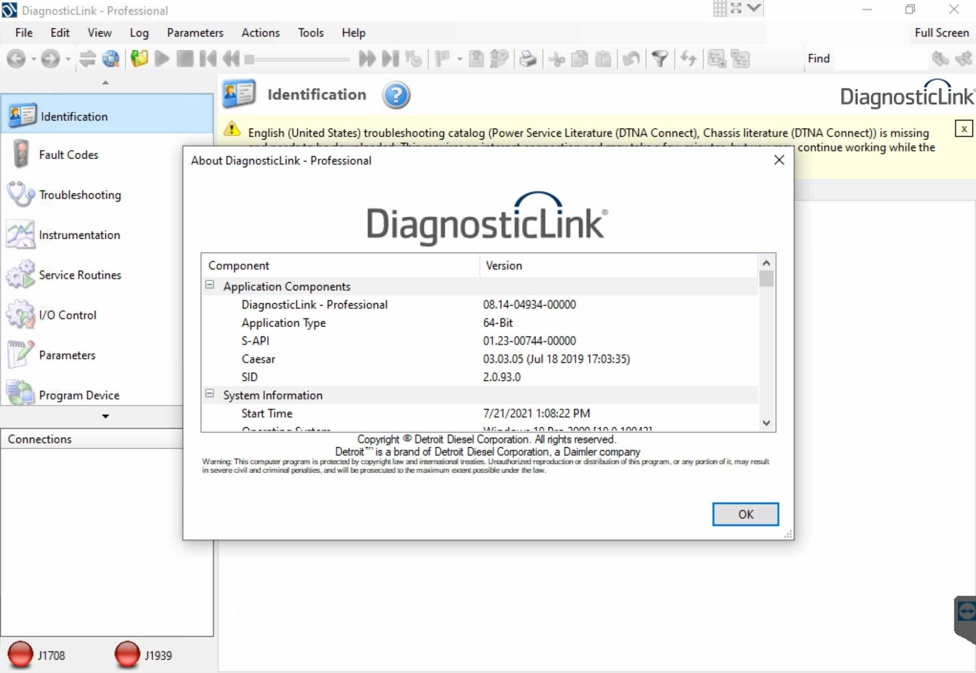 Активация Detroit Diesel Diagnostic Link DDDL 8.14