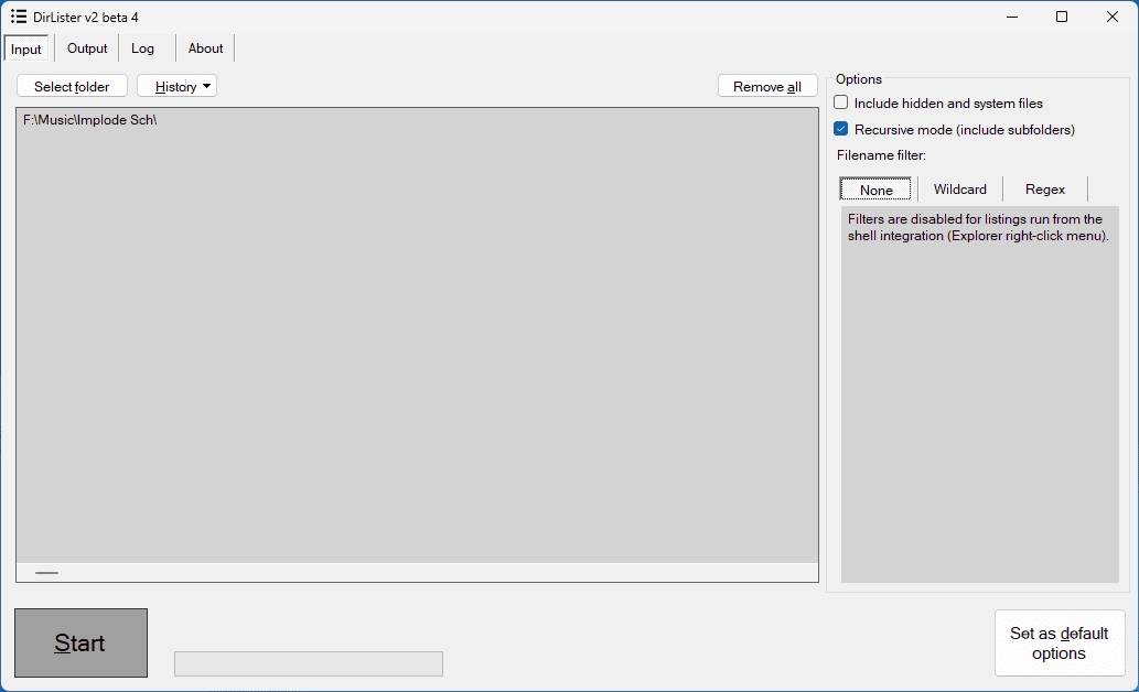 Активация DirLister v2 beta 4 Portable