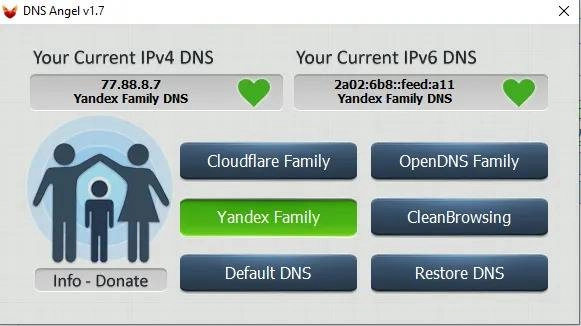 Активация Dns Angel 1.7 Portable