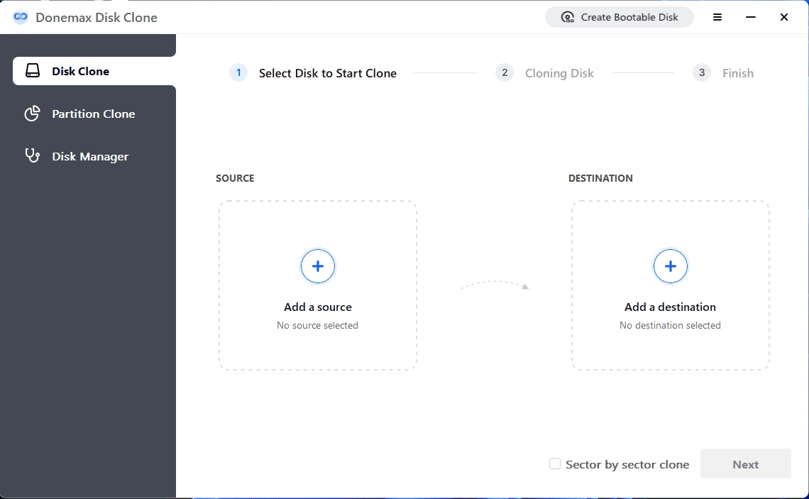 Активация Donemax Disk Clone 2.1