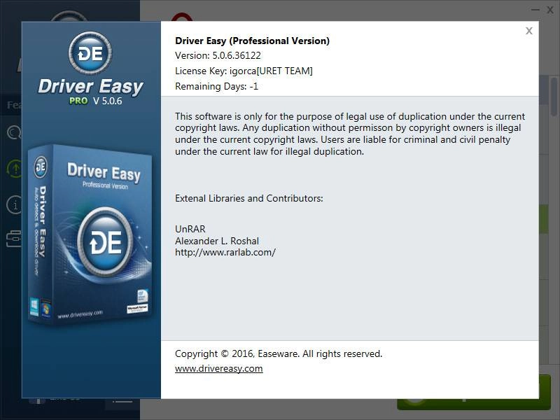 Активация DriverEasy Professional 5.0.6.36122 RePack by D!akov