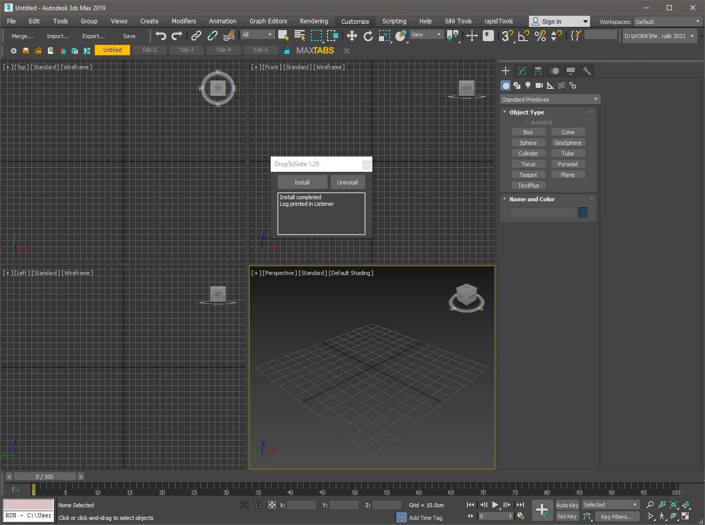 Активация DropToSlate 1.29