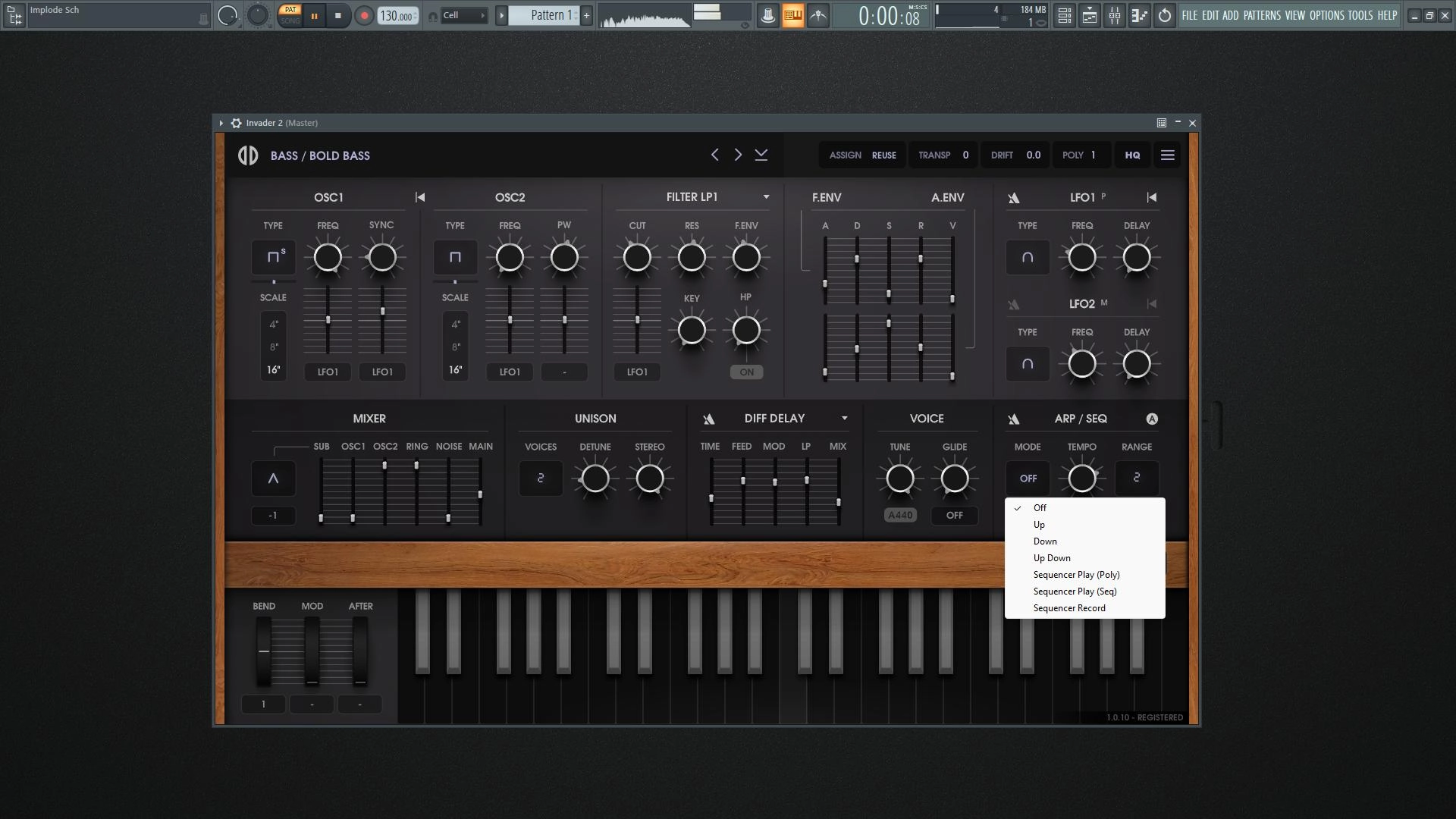 Активация E-Phonic - Invader 2 1.0.10 VSTi 3