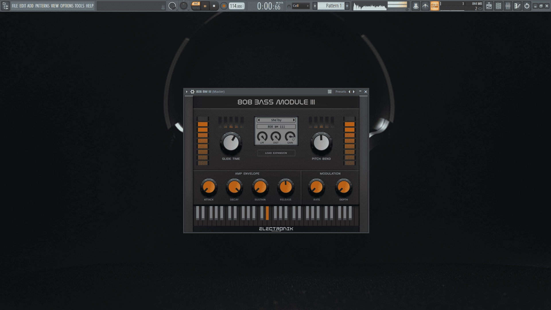 Активация Electronik Sound Lab - 808 Bass Module III 3.3.1 VSTi, VSTi3 Retail + Dynamite Expansion v.5