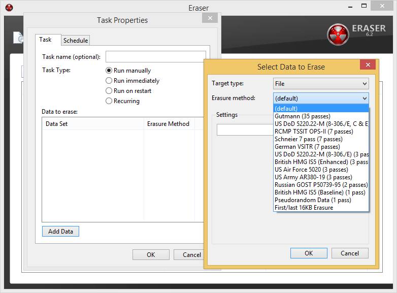 Активация Eraser 6.2.0.2979