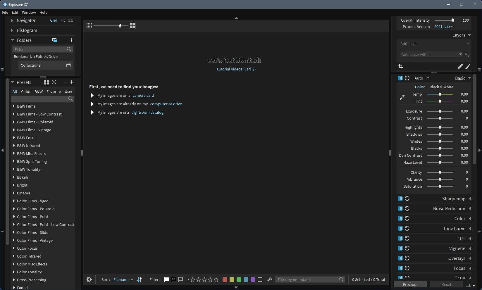 Активация Exposure X7 7.2.0.25 Portable by conservator