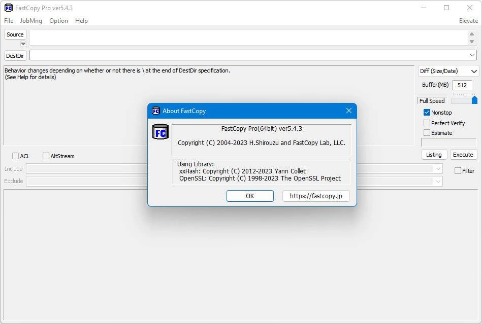 Активация FastCopy Pro 5.8.1