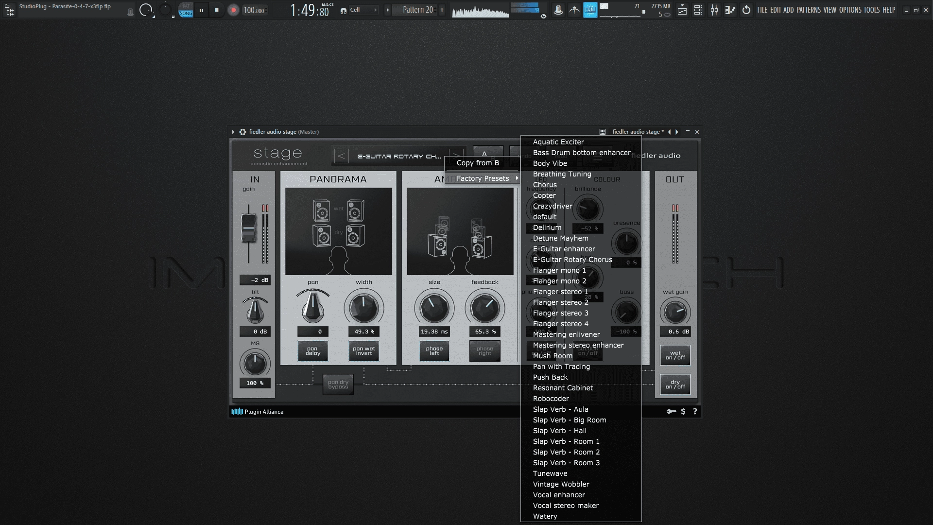 Активация Fiedler Audio - Stage 1.1.0 VST, AAX