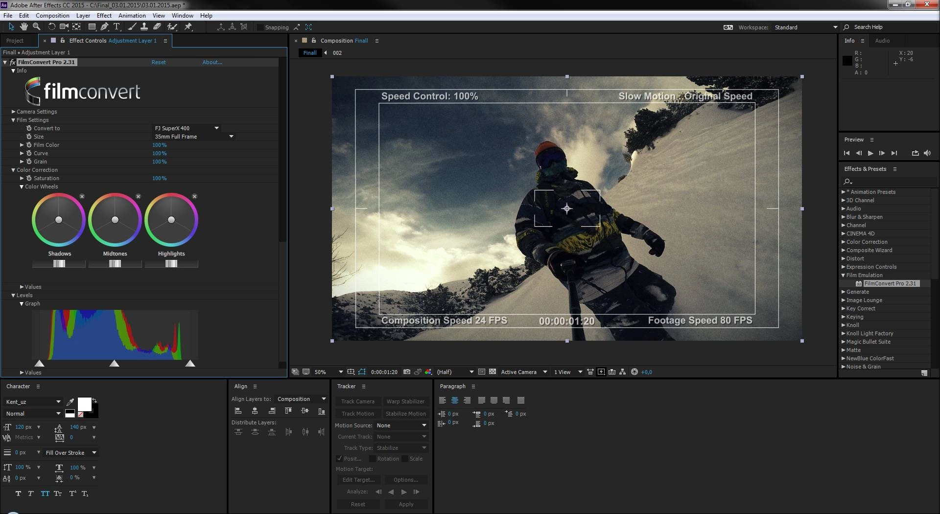 Активация FilmConvert Pro 2.34 for After Effects and Premiere Pro