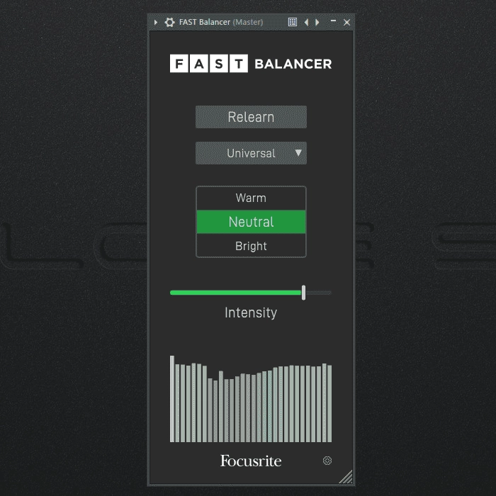 Активация Focusrite - Fast Balancer 1.0.0 VST, VST3, AAX