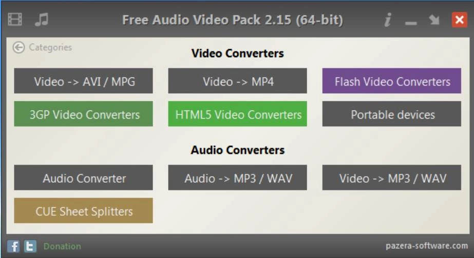Активация Free Audio Video Pack 2.20 Portable