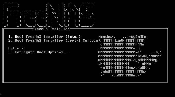 Активация FreeNAS 11.3-U3.2 1xCD