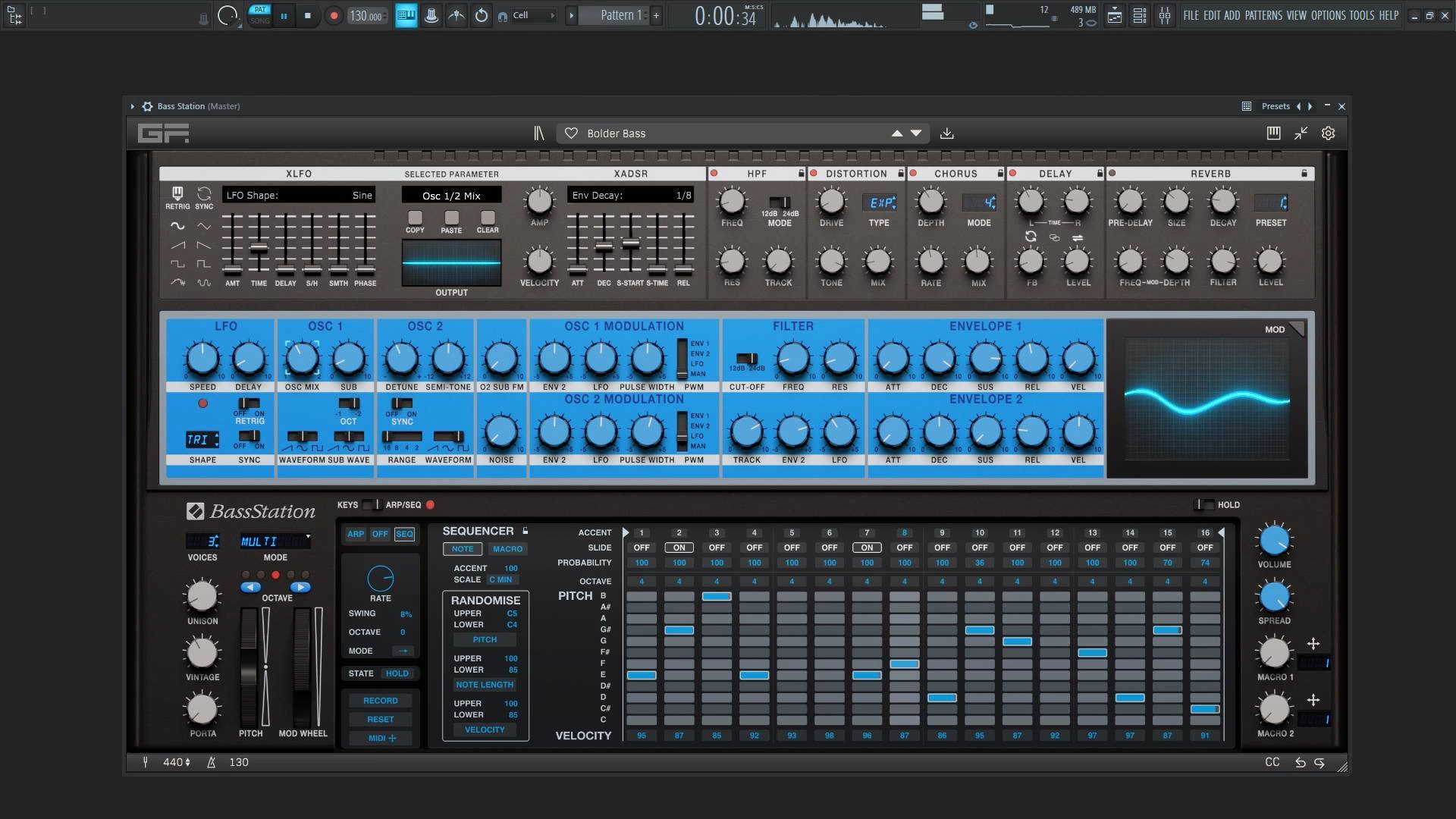 Активация GForce - Bass Station 1.0.0 STANDALONE, VSTi, VSTi 3, AAX