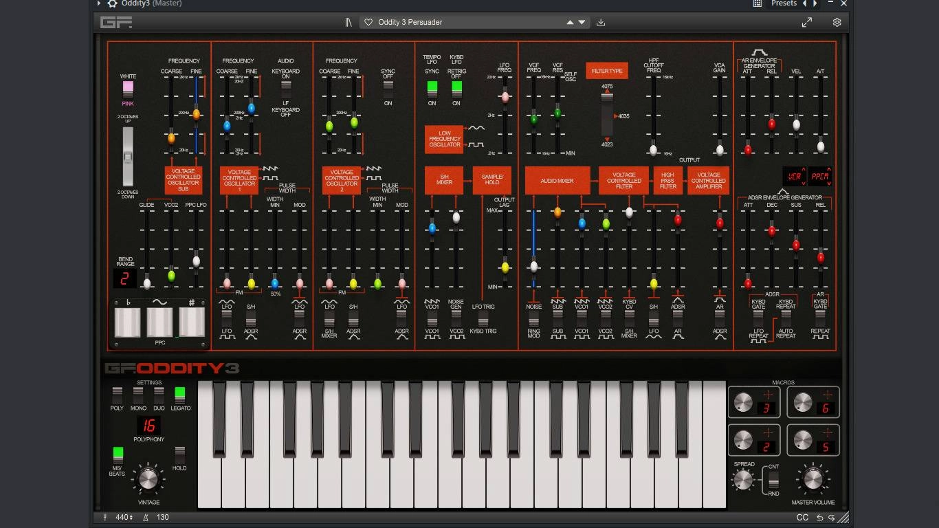 Активация GForce - Oddity3 1.1.0 STANDALONE, VSTi, VSTi 3, AAX