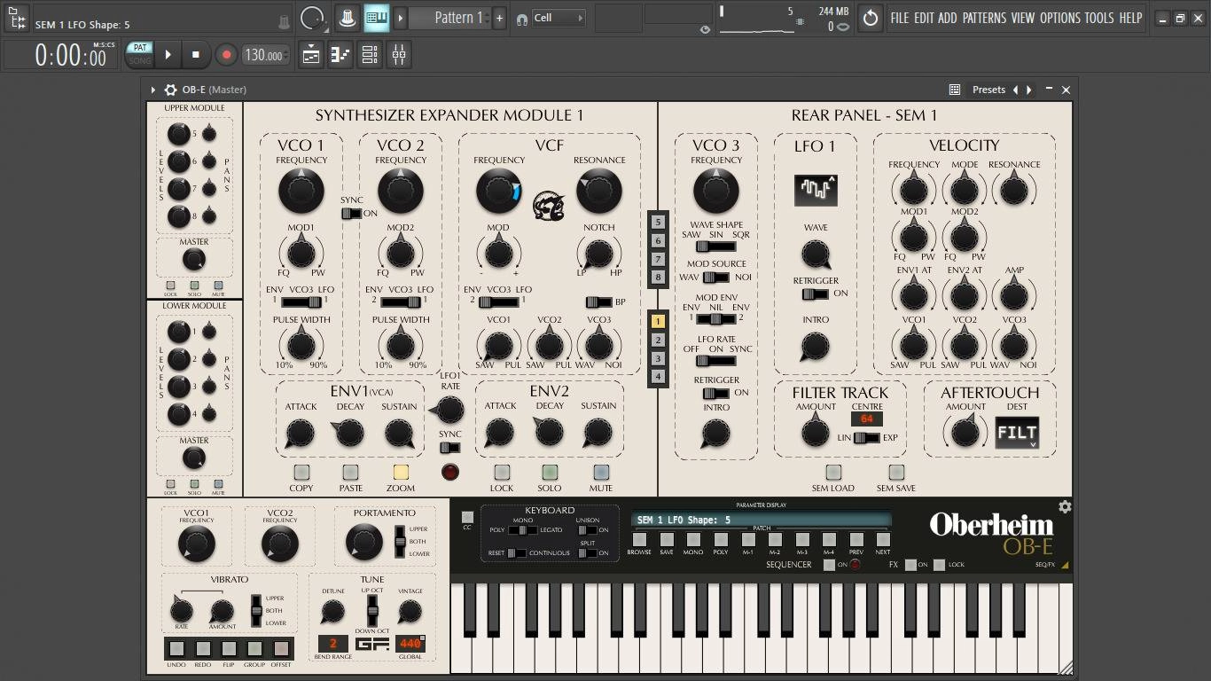 Активация GForce Software - Oberheim OB-E 2.6 Standalone, VSTi, VSTi 3, AAX RePack by TCD