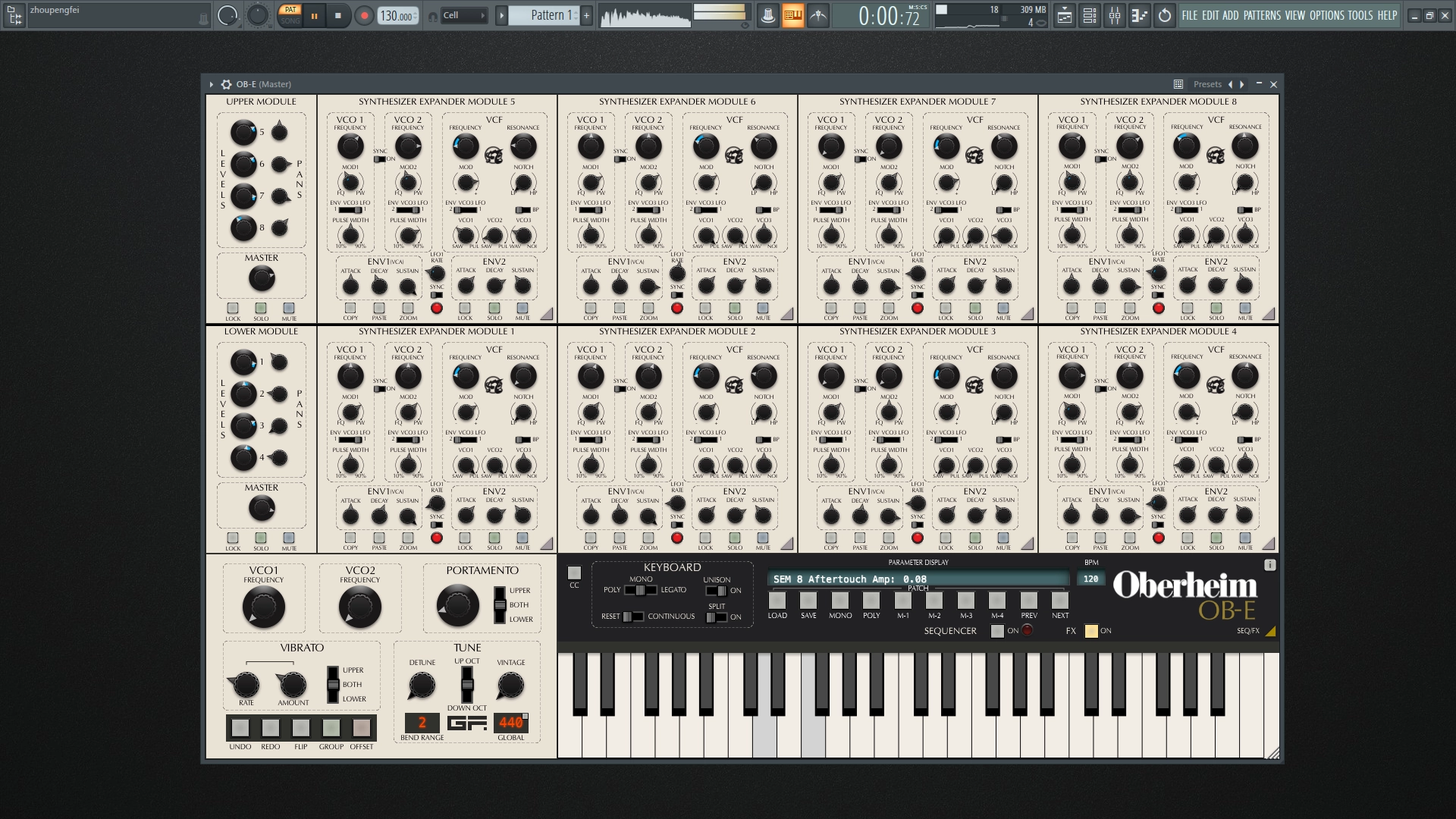 Активация GForce Software Oberheim OB-E 2.0 Standalone, VSTi, VSTi3, AAX
