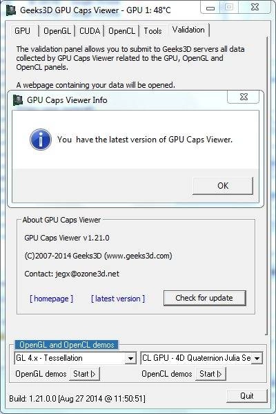 Активация GPU Caps Viewer 1.21.0 + portable