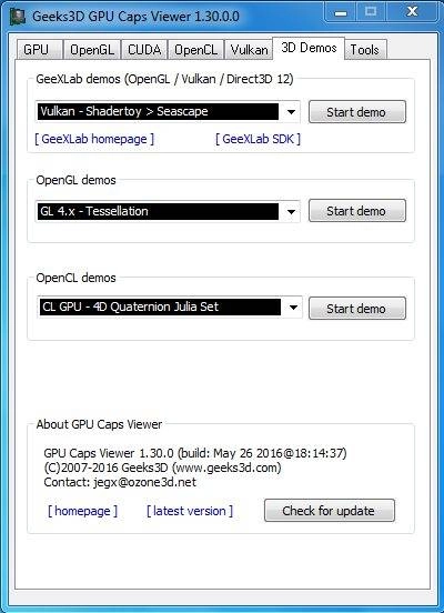 Активация GPU Caps Viewer 1.30.0.0 + Portable