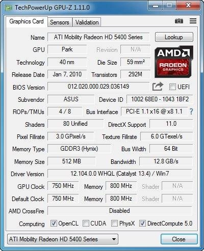 Активация GPU-Z 1.11.0 + ASUS ROG Skin