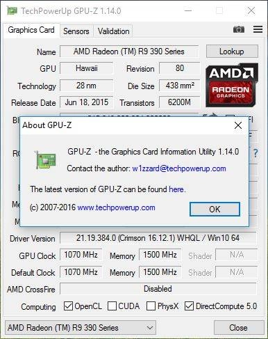 Активация GPU-Z 1.14.0 + ASUS ROG Skin