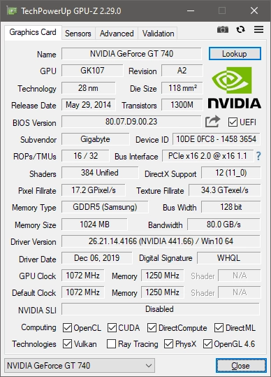 Активация GPU-Z 2.59.0 + ASUS_ROG Portable