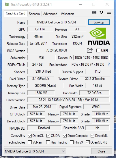 Активация GPU-Z 2.65.1