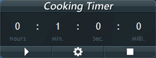 Активация Гаджет Cooking Timer 1.0.0