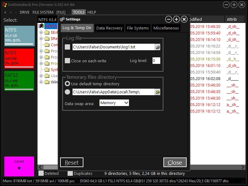 Активация GetDataBack Pro 5.71