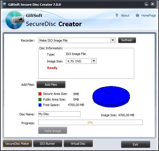 Активация Gilisoft Secure Disc Creator 7.0.0