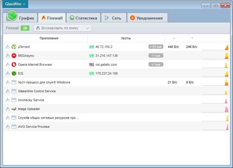 Активация GlassWire Pro 1.2.54 Beta