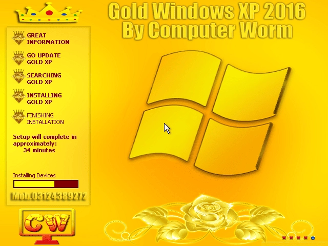 Активация Gold Windows XP SP3 by Muhammad Sadeem + Drivers v.2