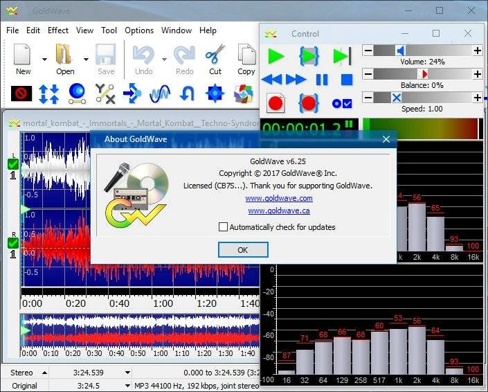 Активация GoldWave 6.25 Portable by вовава