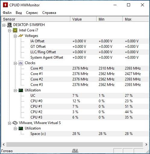 Активация HWMonitor 1.30 Portable