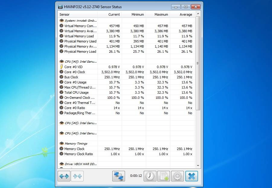 Активация HWiNFO 32-64 5.12-2740 + Portable