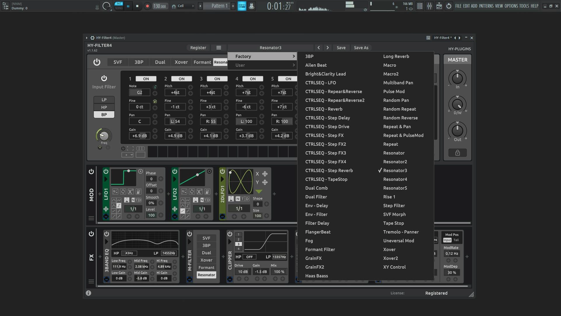 Активация HY-Plugins - HY-Filter4 1.1.62 VST, VST 3 RePack by TCD