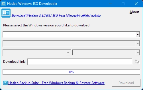 Активация Hasleo Windows ISO Downloader 2.0 Portable