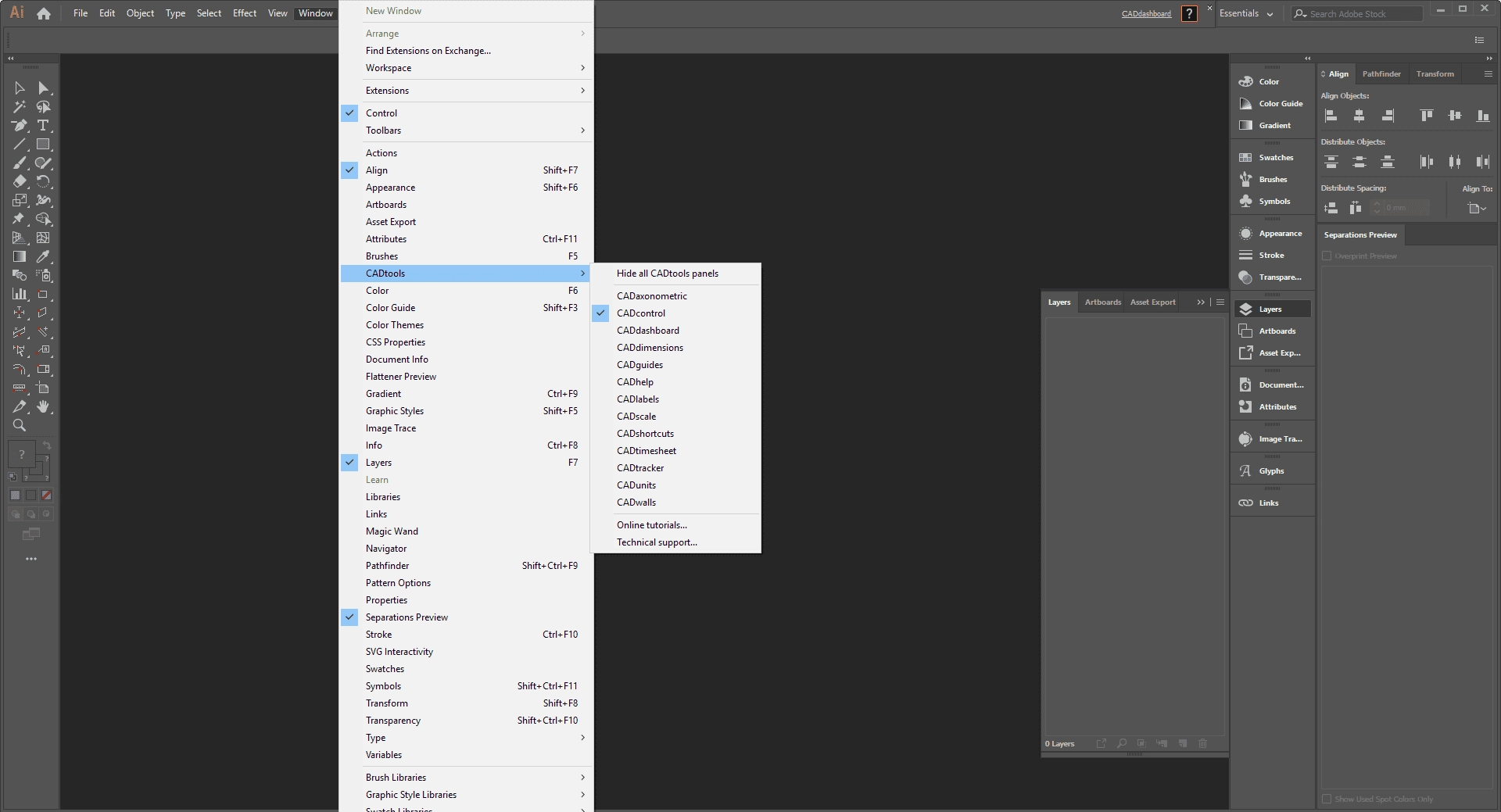 Активация Hot Door CADtools11 for Adobe® Illustrator® CS6-CC 11.2.2