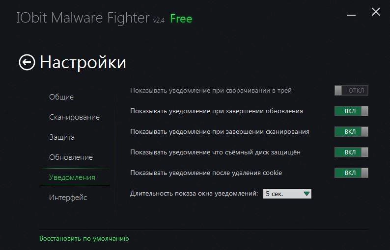 Активация IOBIT MALWARE FIGHTER FREE 2.4.1.16