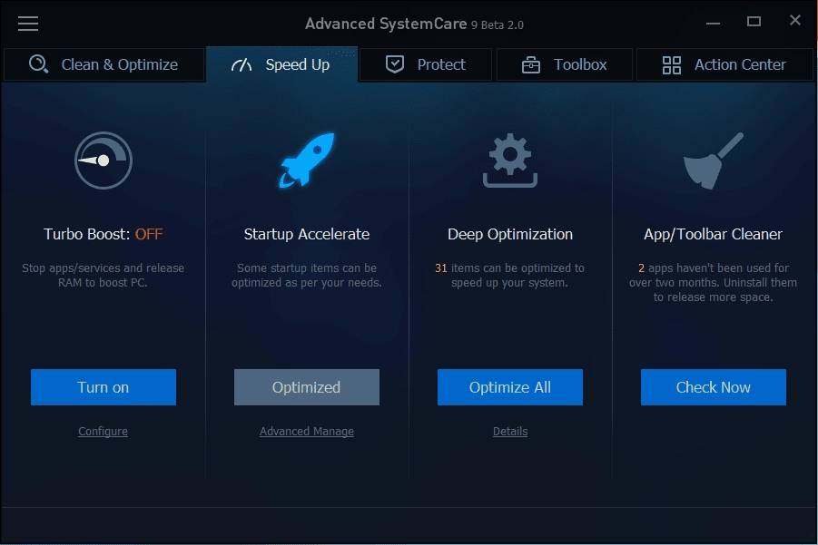 Активация IObit Advanced Systemcare 9.0.1.753 beta 2.0
