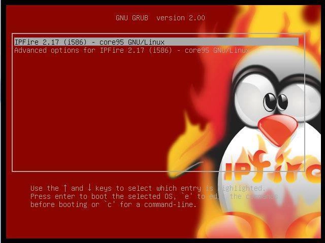 Активация IPFire 2.17 - Core Update 95 1xCD, 2xIMG