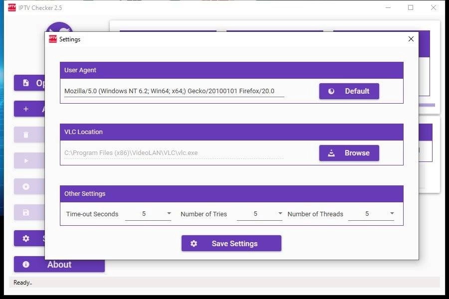Активация IPTV Checker v 2.5 Portable