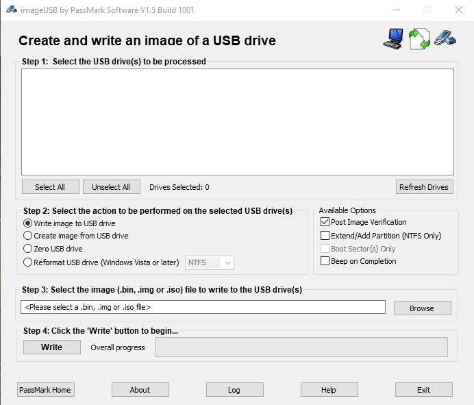 Активация ImageUSB 1.5.1006 Portable