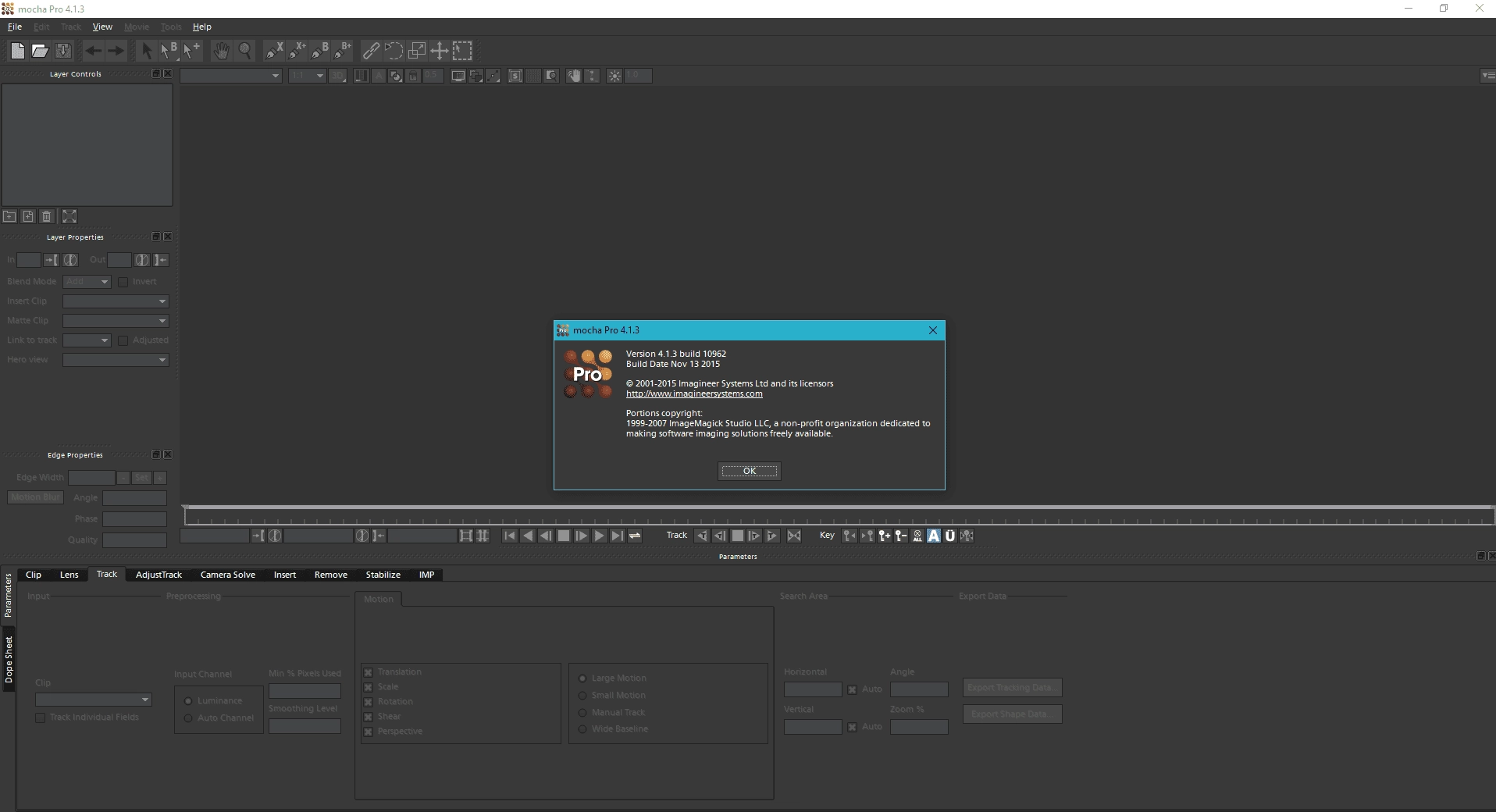 Активация Imagineer Systems Mocha PRO RePack by TeamVR 4.1.3.10962 CE