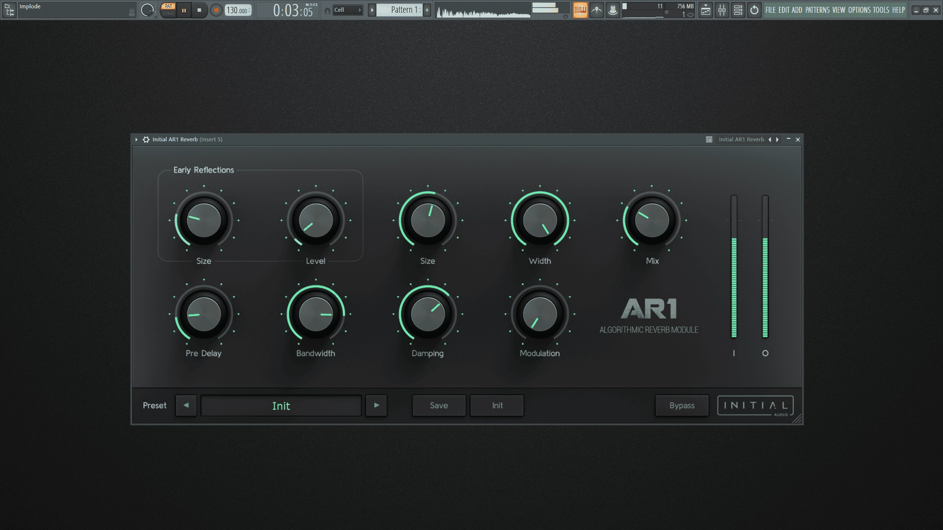 Активация Initial Audio - AR1 Reverb 1.2.0 VST, VST3