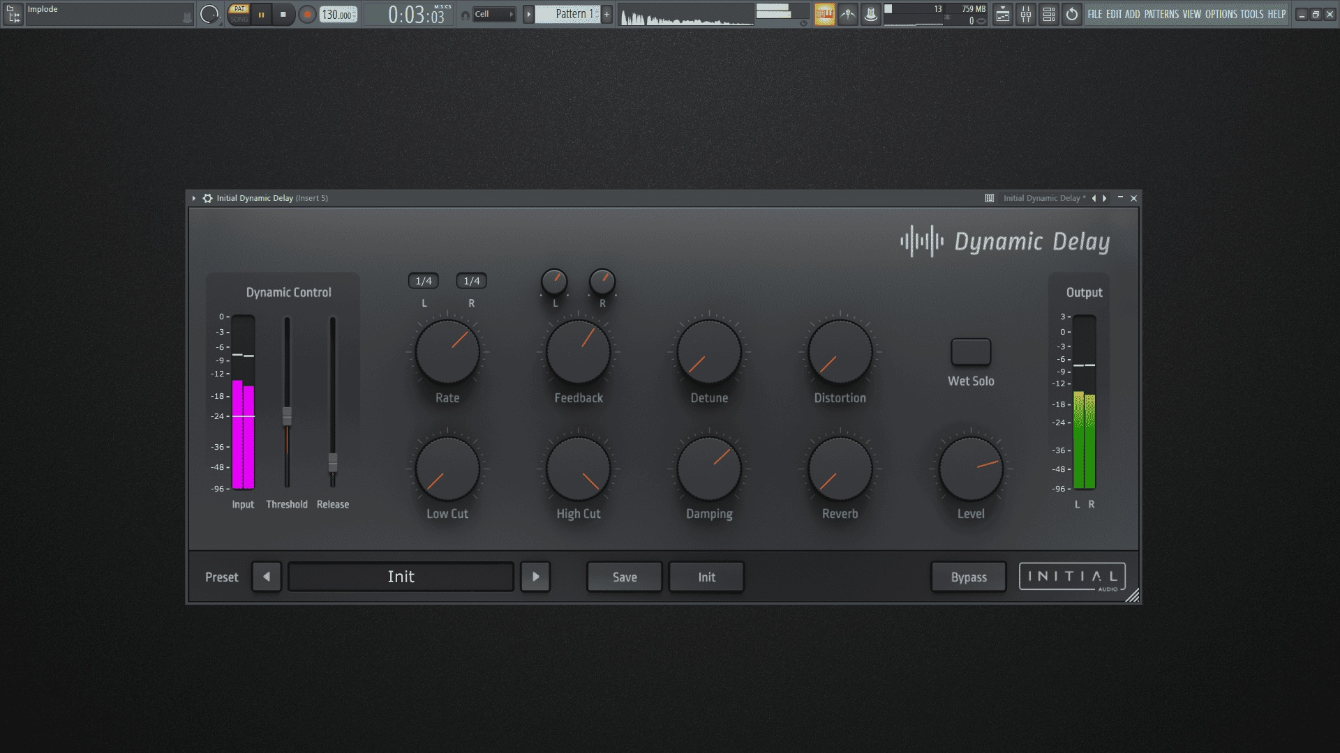 Активация Initial Audio - Dynamic Delay 1.0.5 VST, VST3